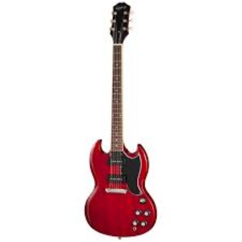Guitare rouge sg special