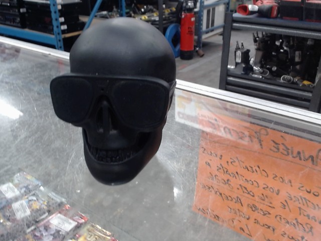 Speaker bluetooth tete squelette