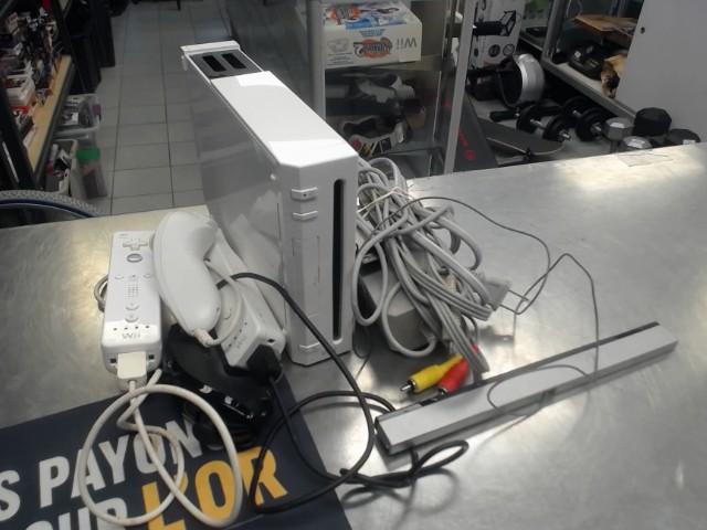 Nintendo wii + accs + fils