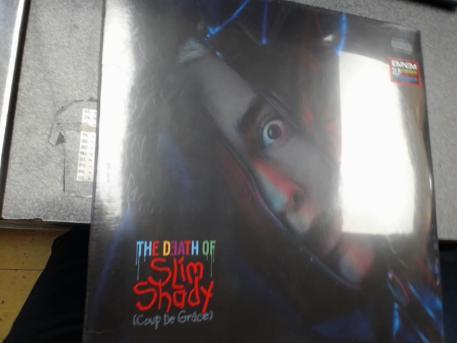 The death of slim shady red blue vinyl