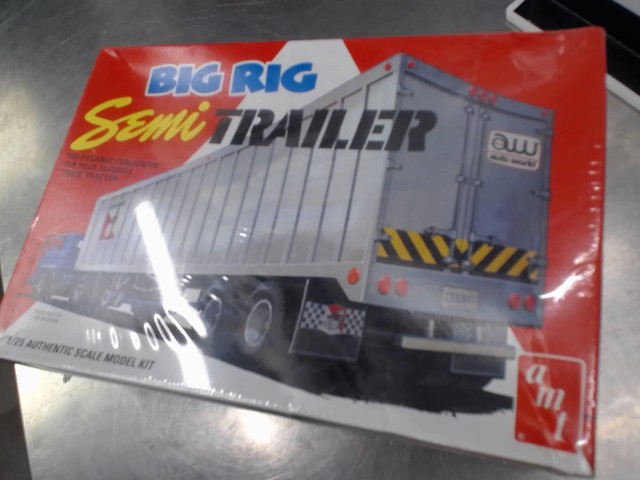 Big rig semi trailer 1/25 new
