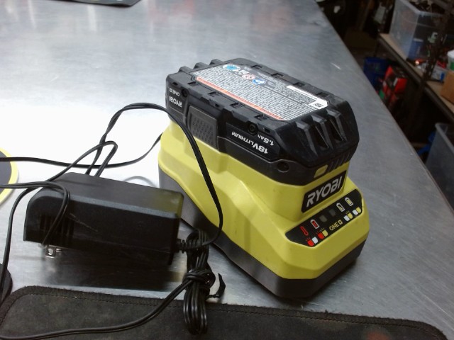 Chargeur avec batterie ryobi 1.5 ah