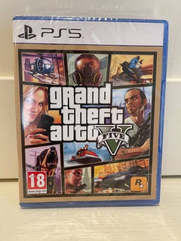 Jeux ps5 grand theft auto five