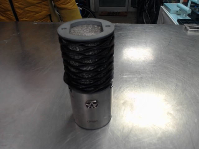 Microphone origin metal gris