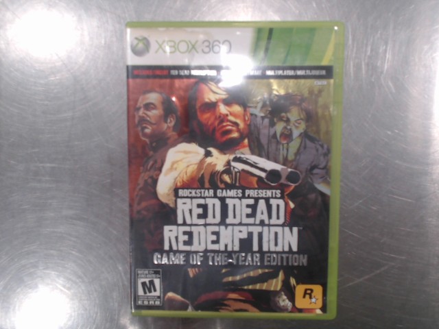 Red dead redemption game of the year ed