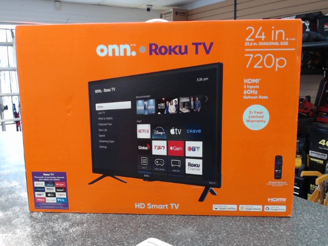Roku tv intelligente 24in 720p hd en bo