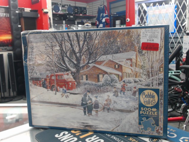 500 pieces puzzles in box new
