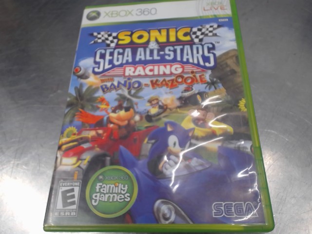 Sonic sega all-stars racing with banjo