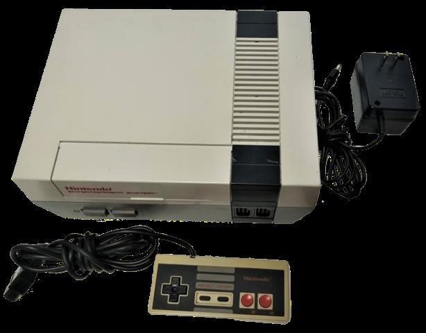 Console nes avec fils/duck hunt gun