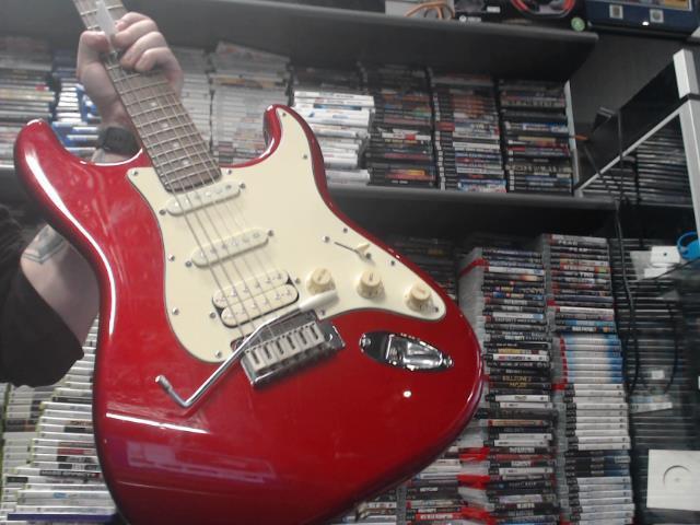 Guitare electrique 1980s rouge