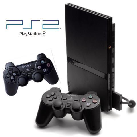 Ps2 slim +1man+3jeux+cables