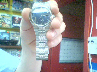 Montre homme stainless noir