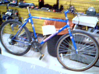 Hardtail mountain bike brun