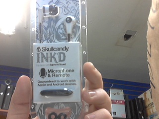 Ecouteur skullcandy avec micro inkd'+