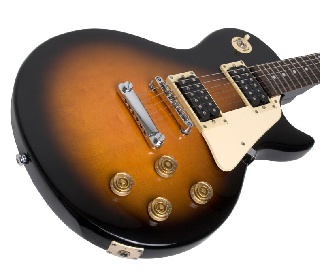 Guitar electric red sunny burn ls pau 10