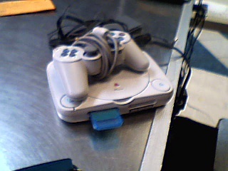 Kit ps1 slim avec manette et fils