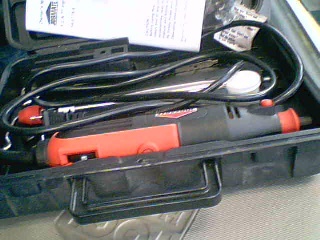 Rotary tool kit in case