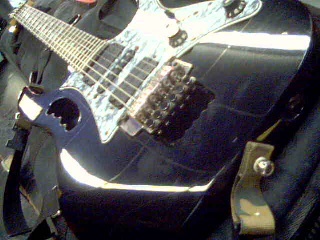 Guitar jem 555 blue flameback