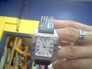 Montre cartier santos 100 fake noir-bron