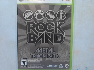 Rockband metal track pack