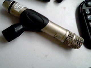 Microphone 3/4po condenser mic + etui