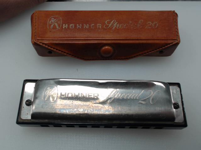 Harmonica in box