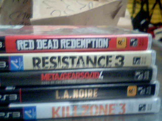 Lot de 5 jeux ps3