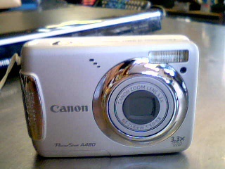 Appareil photo bleu powershot a480