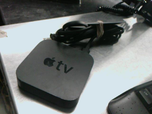 Apple tv + man