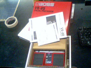 Vocal processor vocal performer boss
