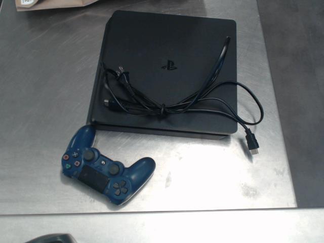 Ps4 console with controller cables