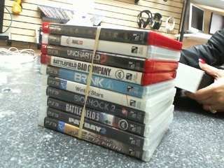 Lot de 10 jeux de ps3