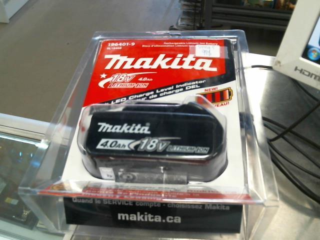 Batterie makita 18v 72wh