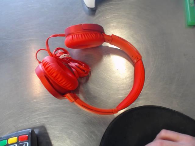 Casque d'coute bleu