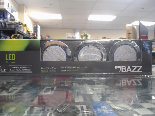 3 rondelles led 4w