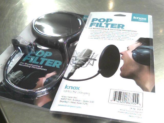 Pop filter pour microphone
