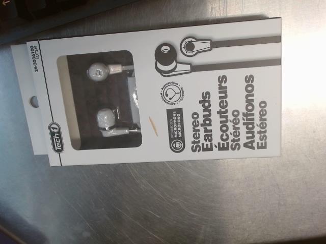 Ecouteurs stereo bleu